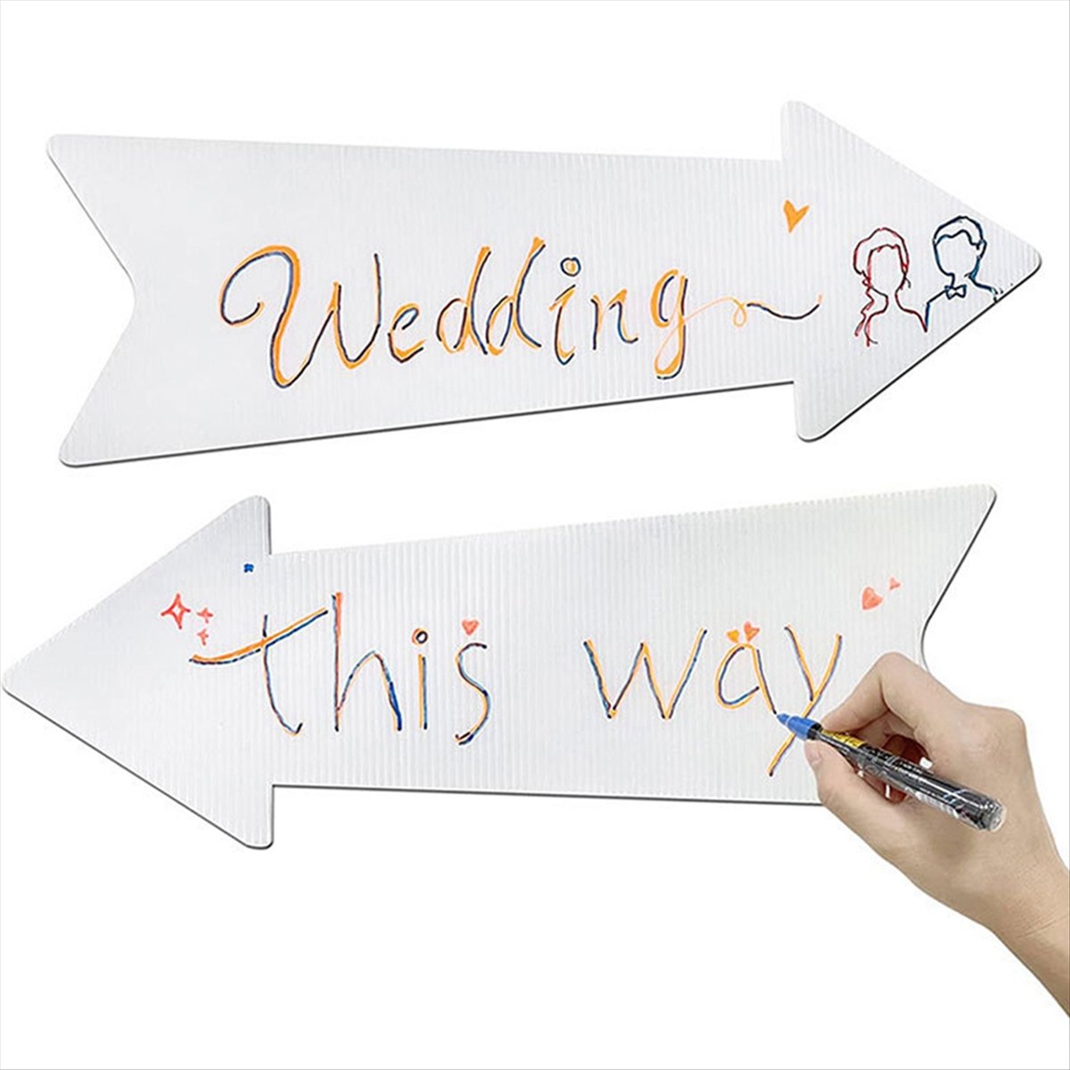 Yard Sign Blank - (AIMA) Sinais de Setas Direcionais com