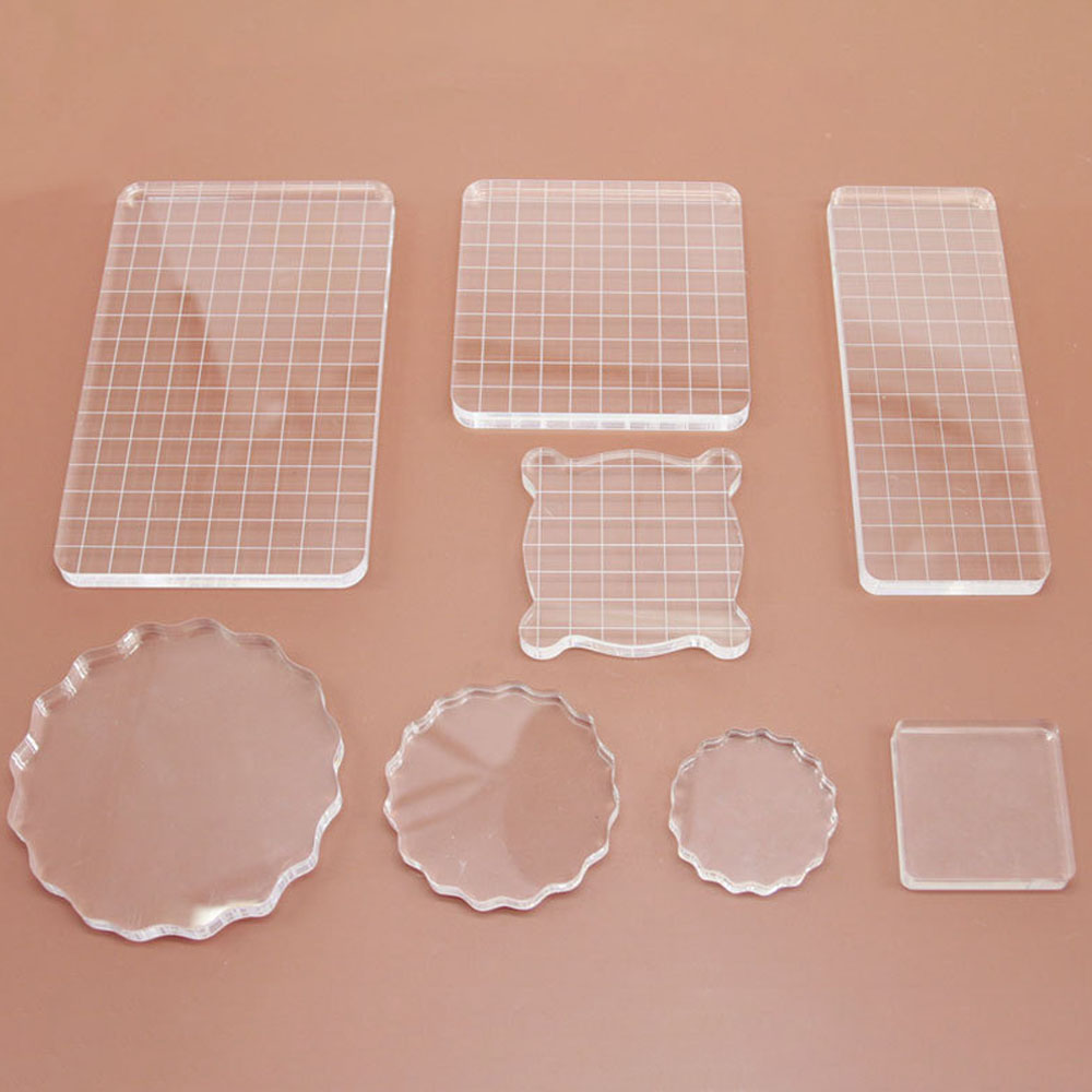 Photo Acrylic Block - Bloco de carimbo acrílico transparente, uso