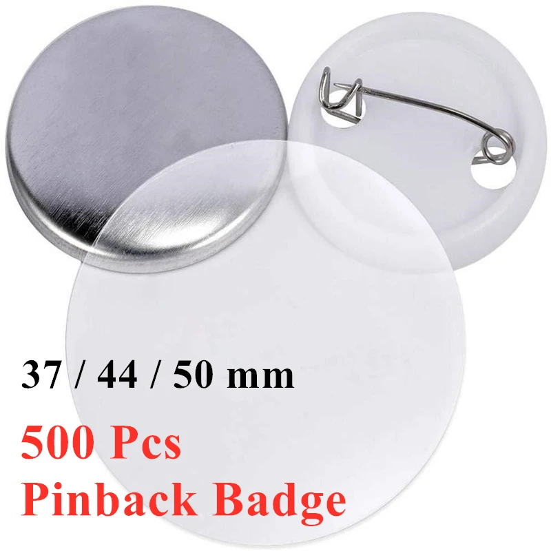 Button Badge Blank - 500 pçs/set em branco crachá pinback