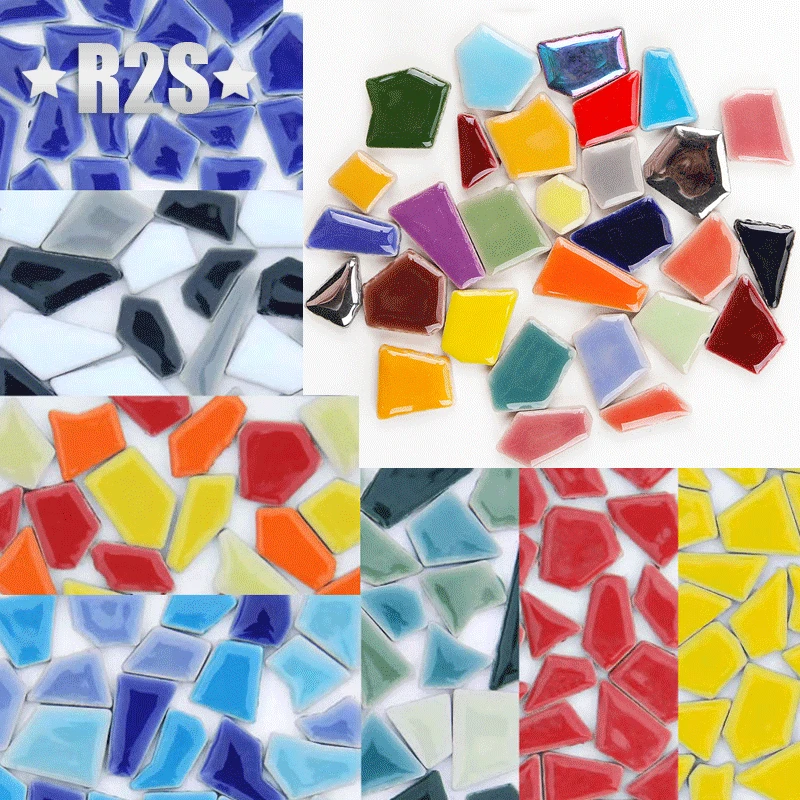 Ceramic Tile Blank - 100g telhas de mosaico de porcelana