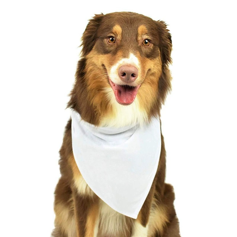 Bandana Blank White - 30 peças bandanas de poliéster branco