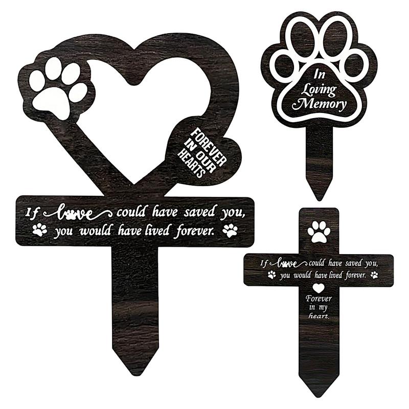 Yard Sign Blank - Dog Grave Marker para Memorial Yard,