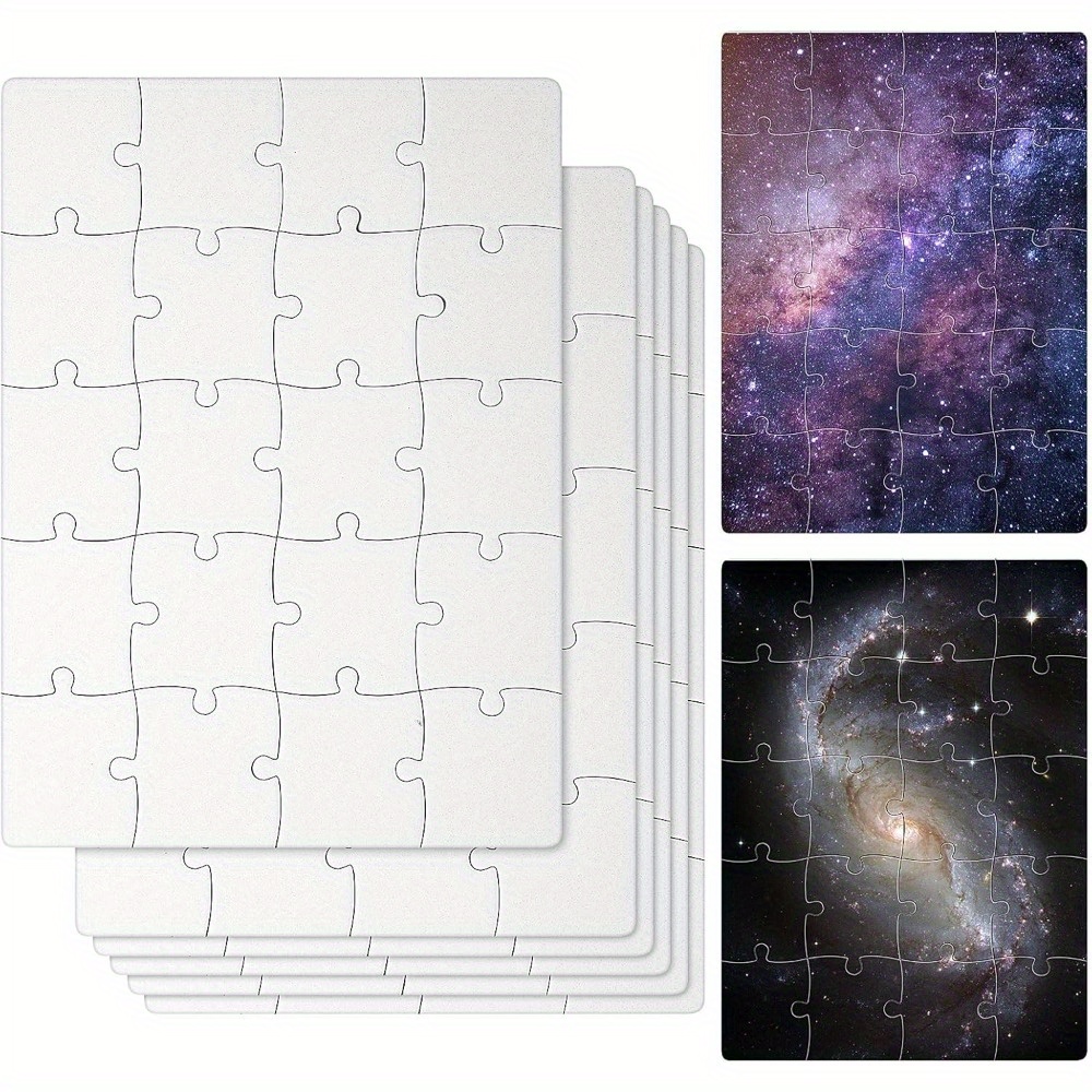 Puzzle Blank White - Quebra-cabeças em branco de sublimação de