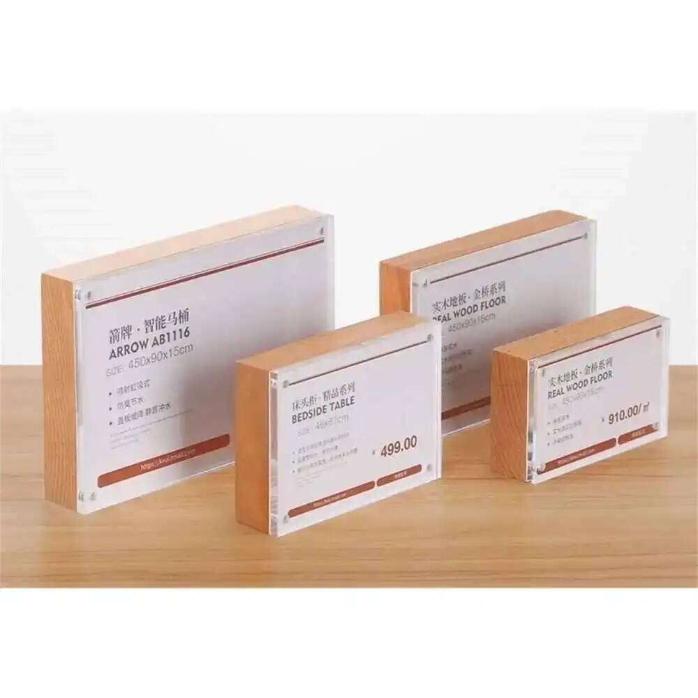 Photo Acrylic Block - Exibição de cartão de preço de