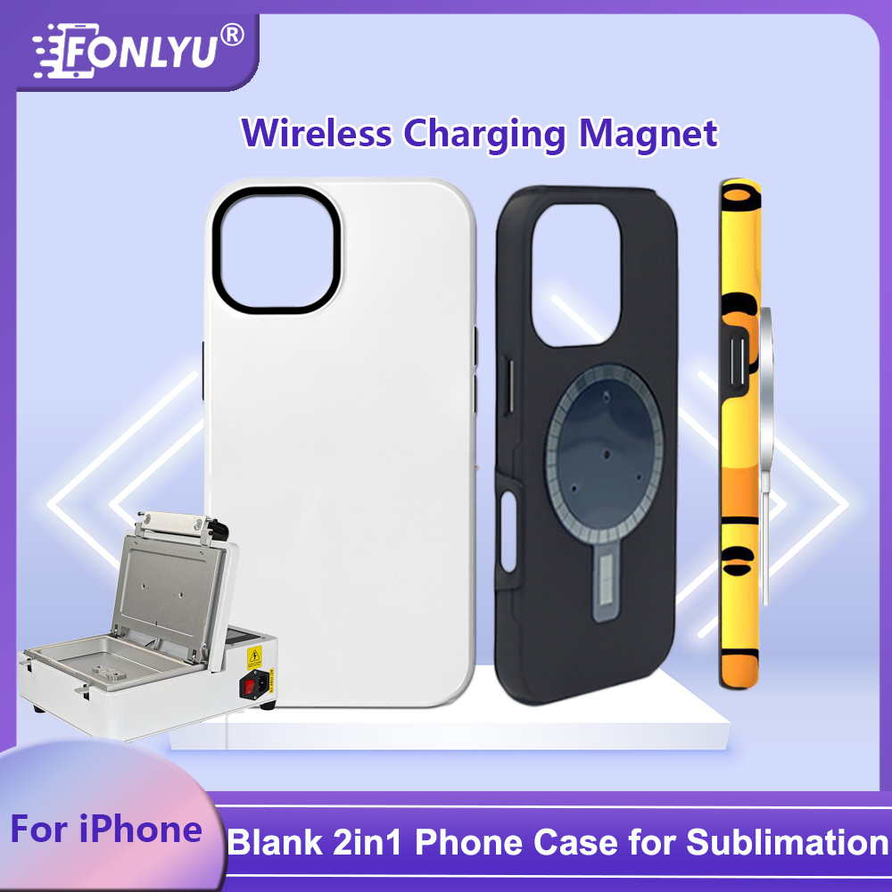 Phone Case Blank Print - Fonlyu 5pc em branco magentic 2