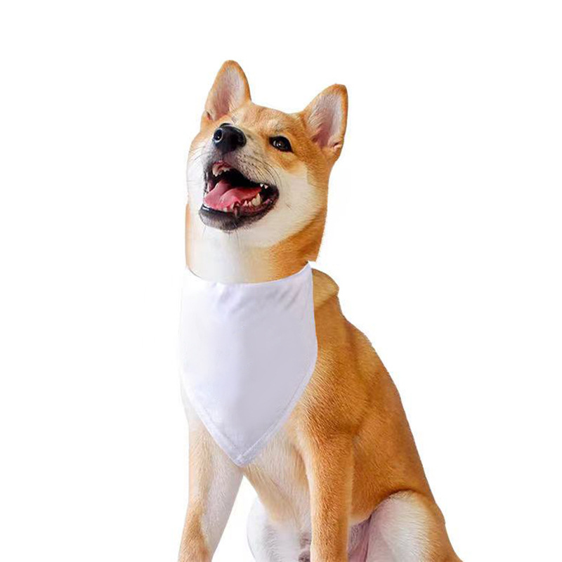Bandana Blank White - 100 peças sublimação em branco cão