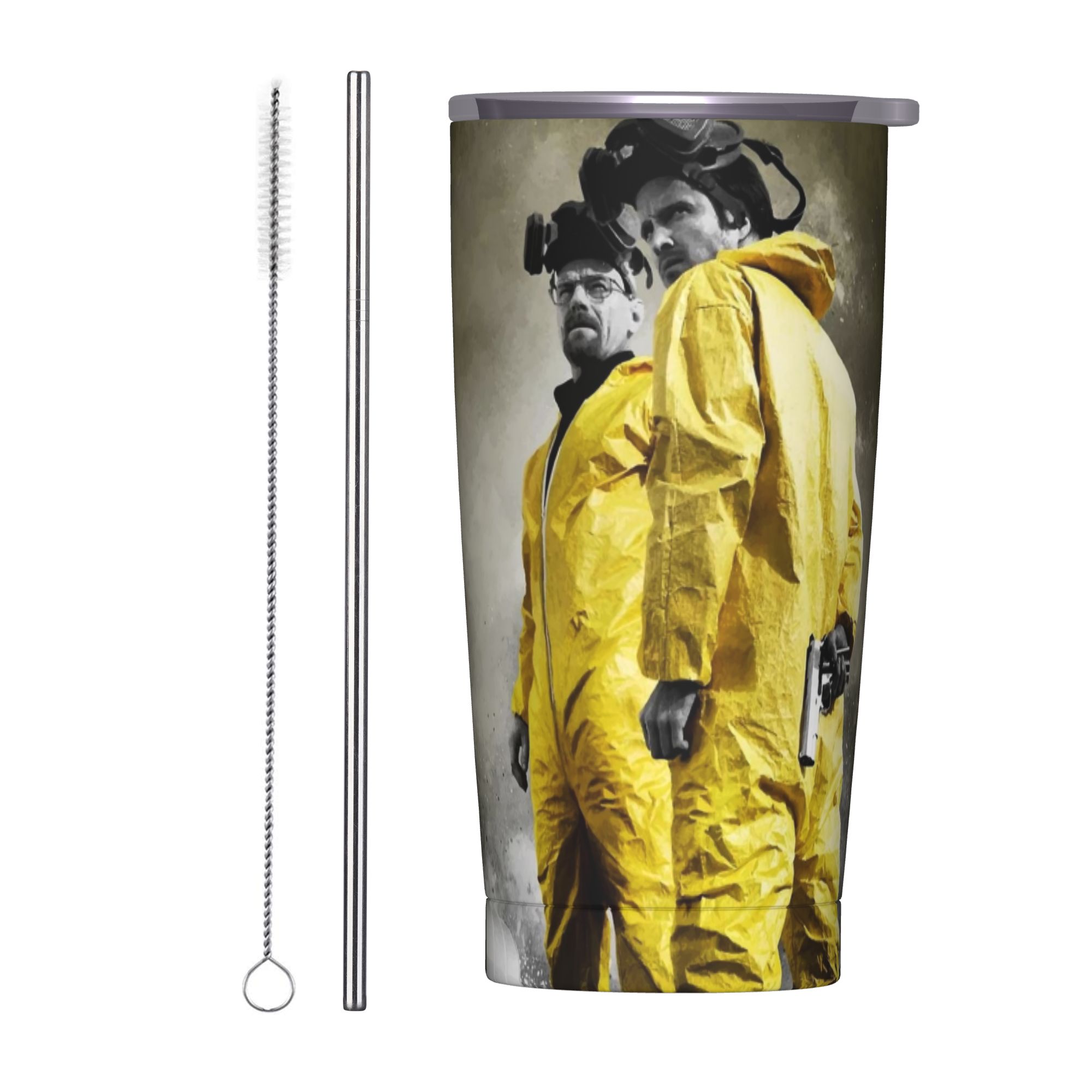 Tumbler 20Oz White - Copo Térmico Breaking Bad, Isolado a