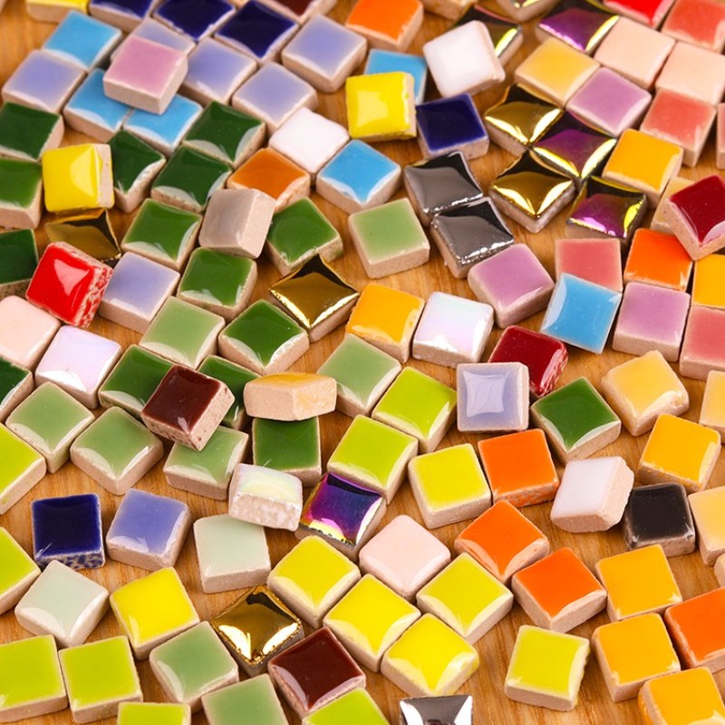 Ceramic Tile Blank - 100g diy telhas de mosaico cerâmica
