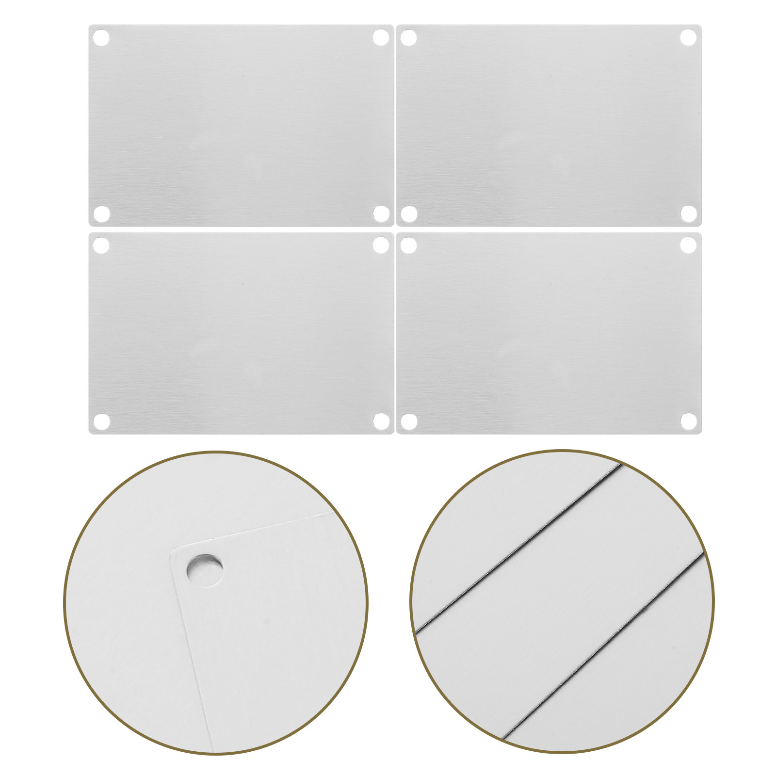 Yard Sign Blank - 5 Peças Placas de Metal em