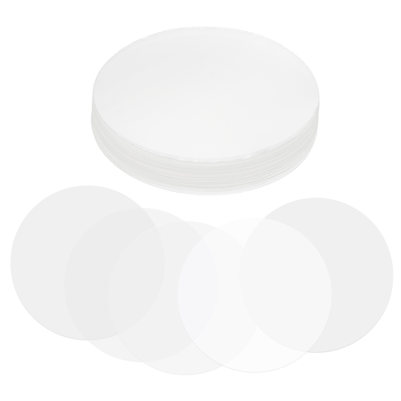 Button Badge Blank - Filme protetor de crachá de plástico,