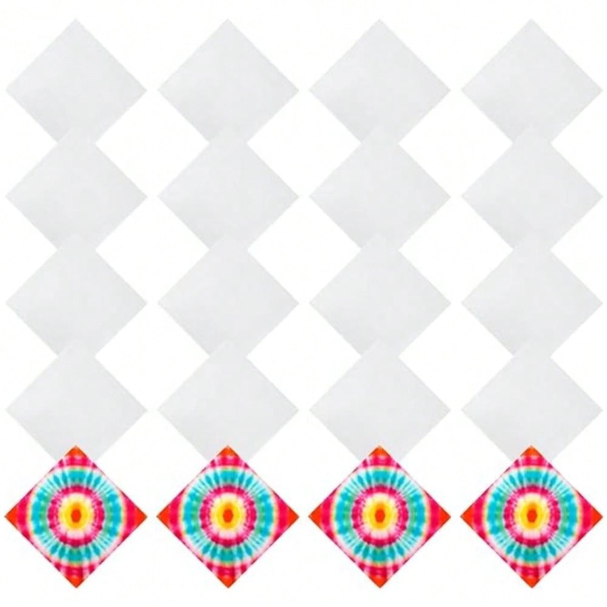 Lenços brancos de 16 polegadas - Bandana Blank White avaliação e preço