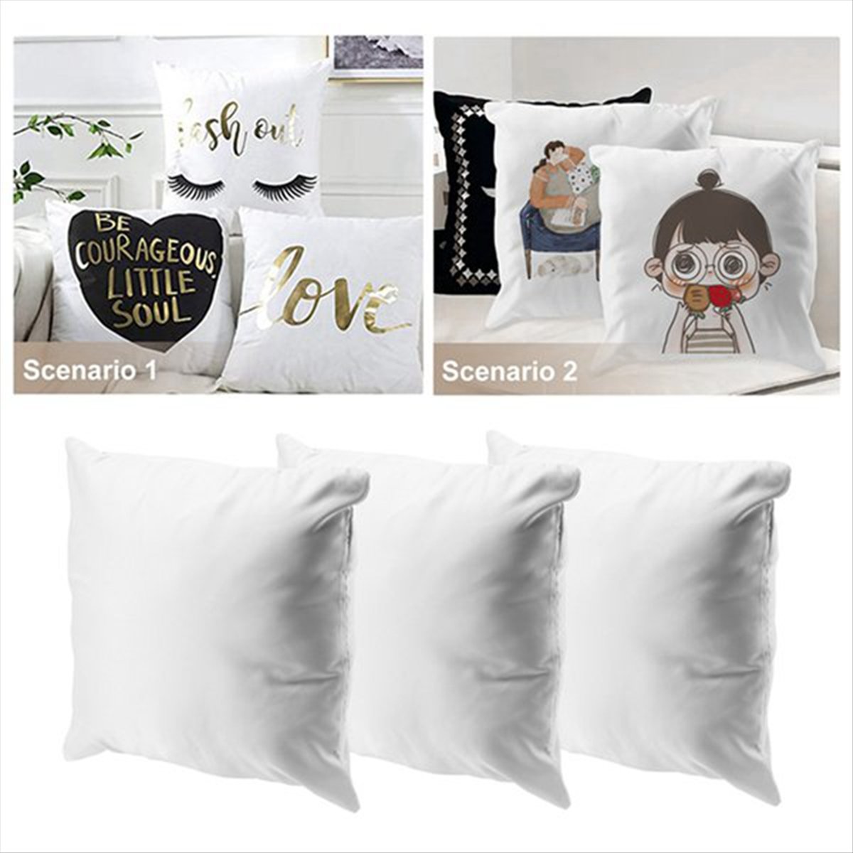 N14R Top 8 Peças de Capas de A - Pillow Cover Sublimation avaliação e preço