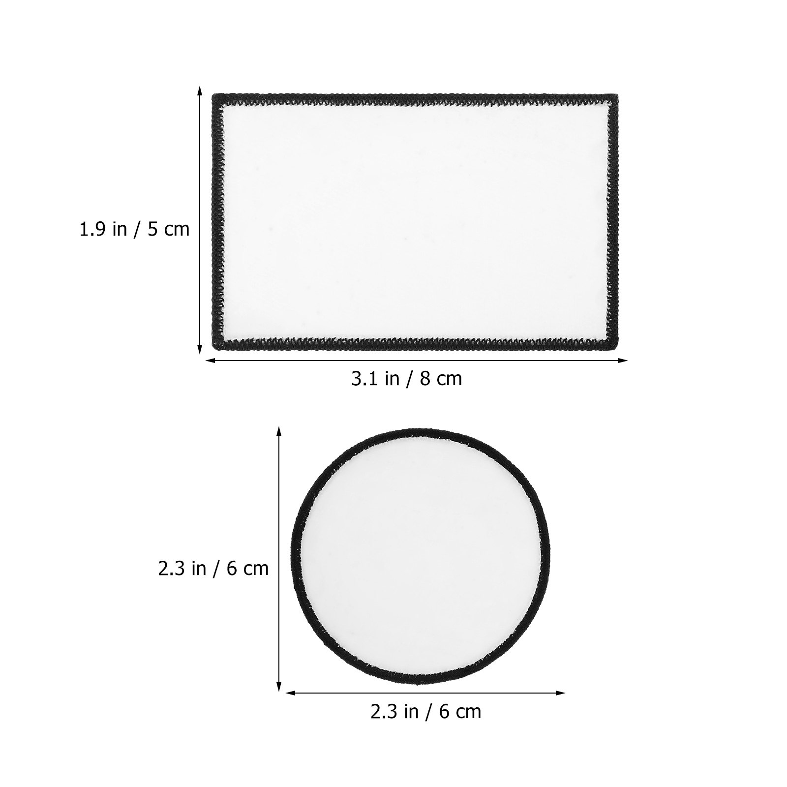 30 Peças de Patches em Branco  - Hat Sublimation Blank avaliação e preço