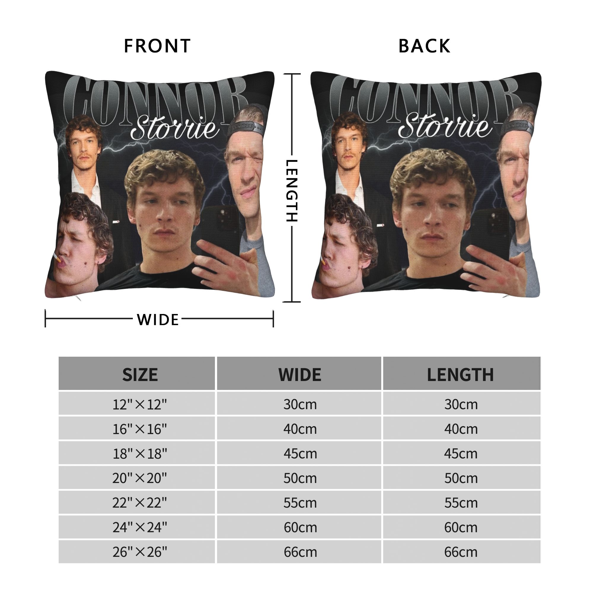 Connor storrie avivalaria aque - Pillow Cover Sublimation avaliação e preço