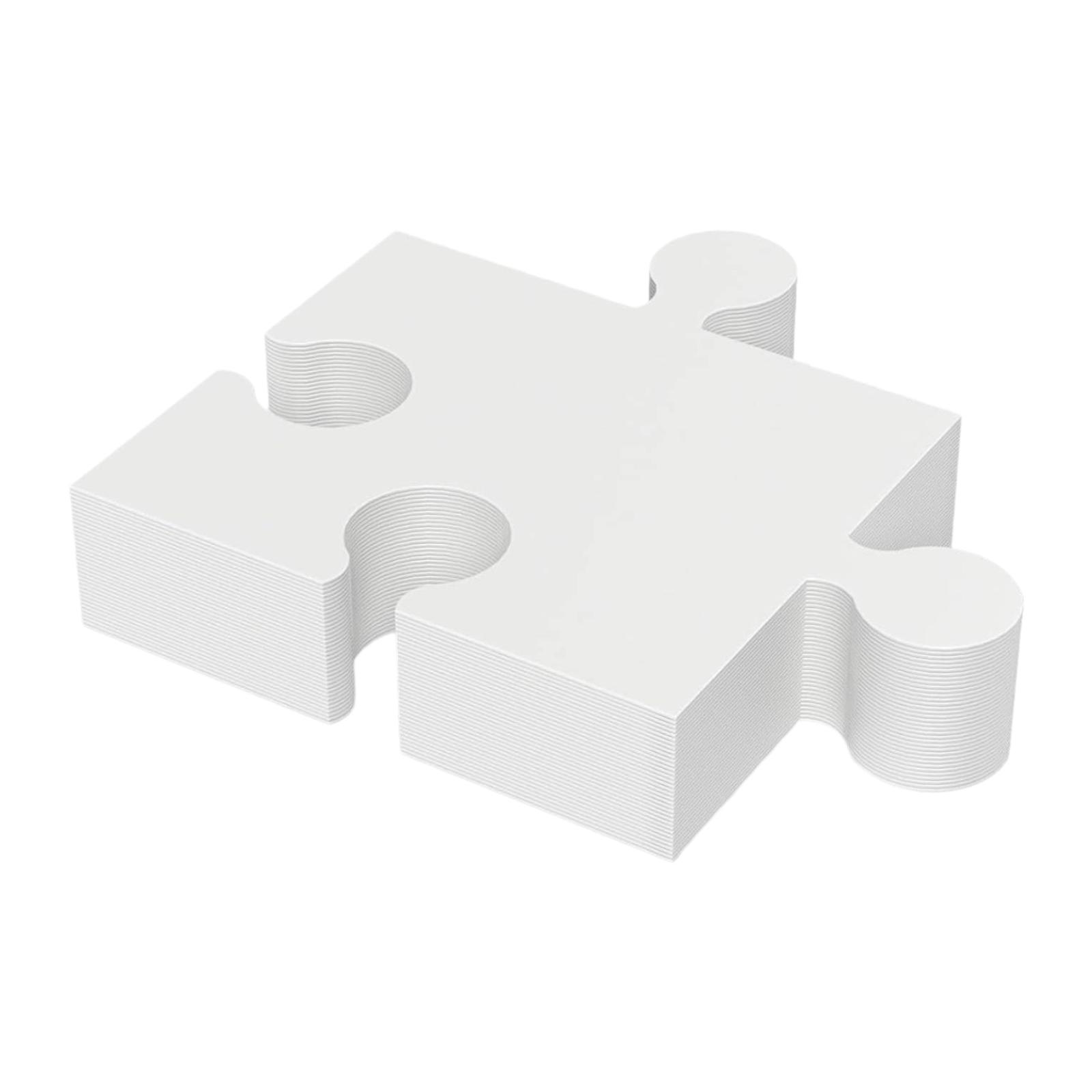Quebra-Cabeças em Papelão Bran - Puzzle Blank White avaliação e preço