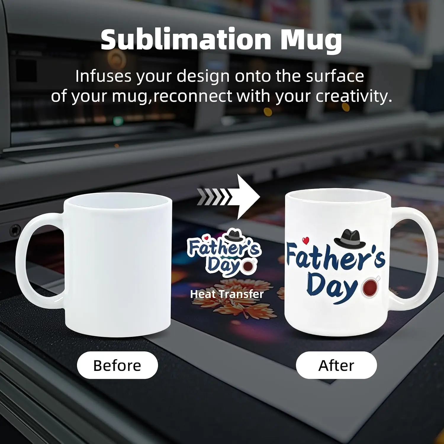 Canecas para Sublimação 11 oz, - Sublimation Mug White avaliação e preço