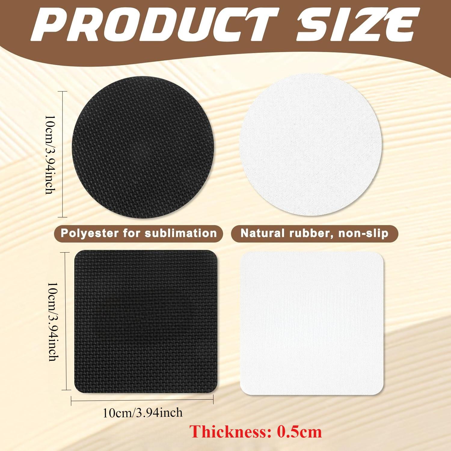 Conjunto em massa de porta-cop - Coaster Sublimation Blank avaliação e preço