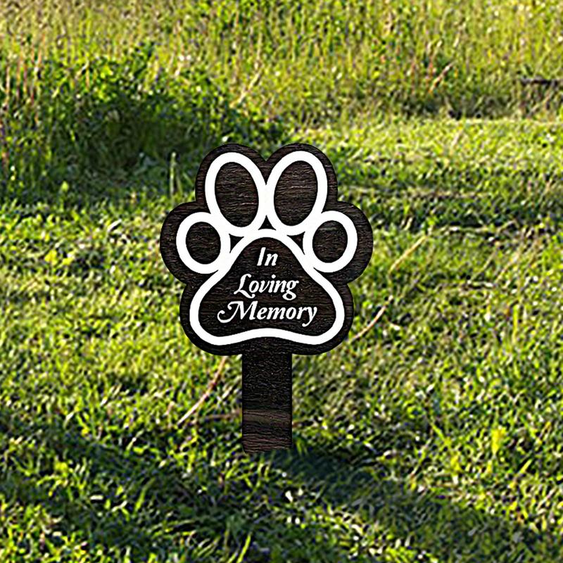 Dog Grave Marker para Memorial - Yard Sign Blank avaliação e preço