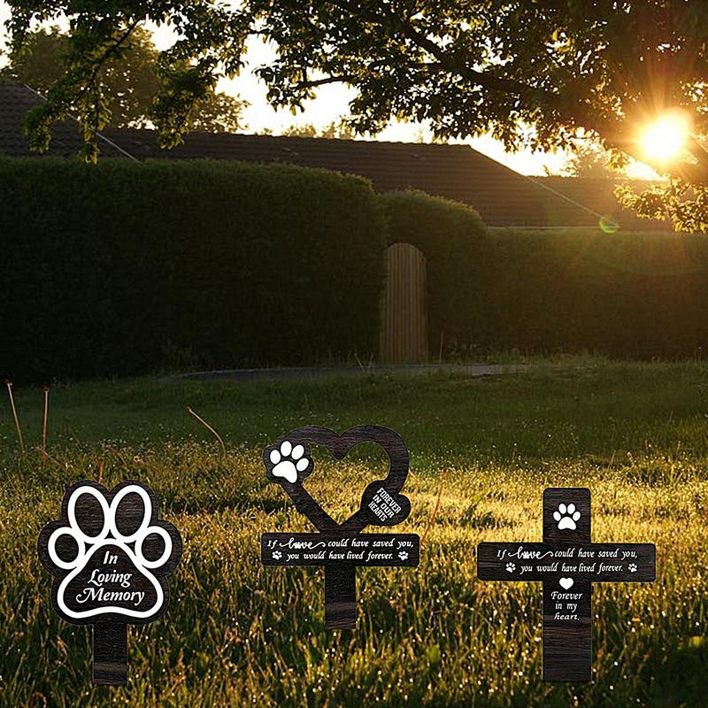 Dog Grave Marker para Memorial - Yard Sign Blank avaliação e preço