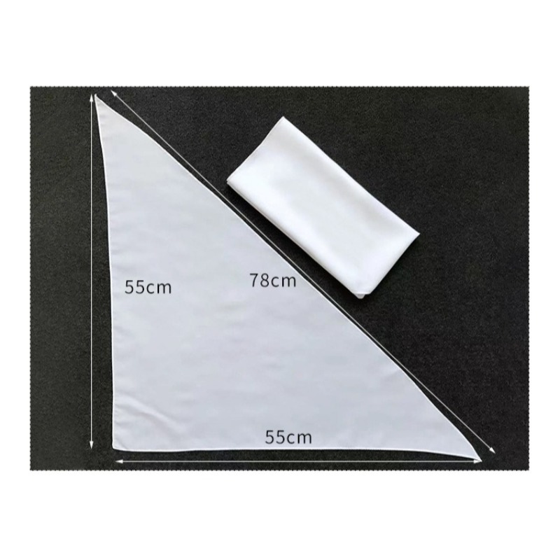 Lenço Bandana Branco para Cães - Bandana Blank White avaliação e preço