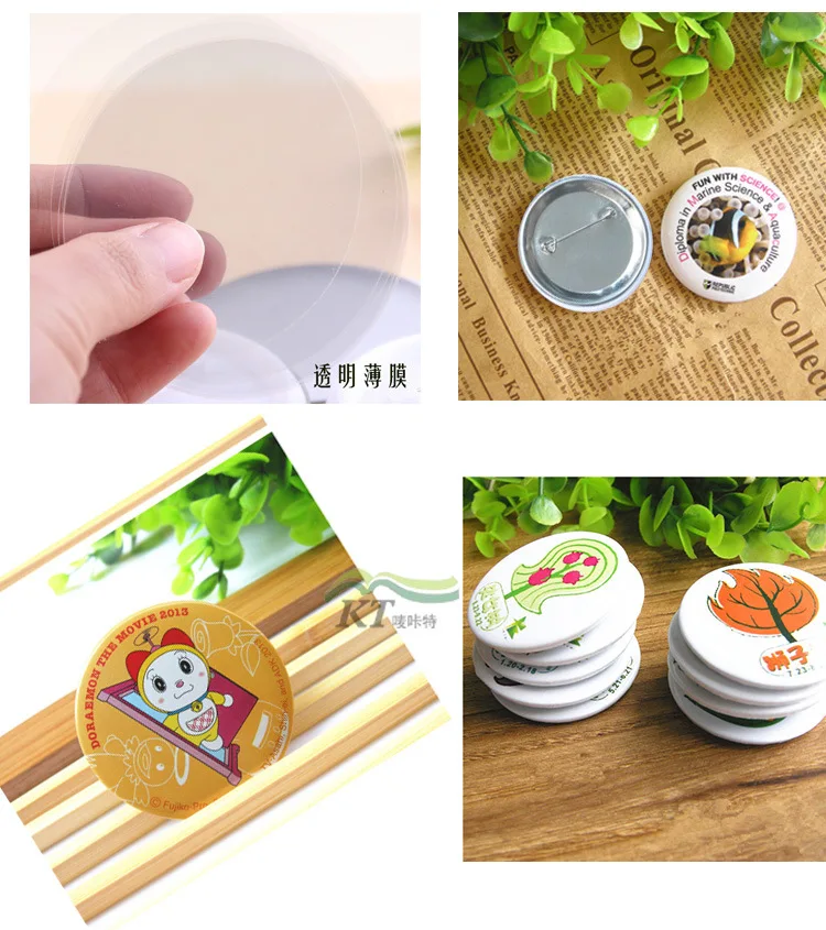 100 Peças de Bases para Crachá - Button Badge Blank avaliação e preço