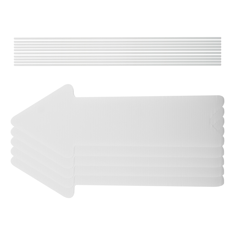Pacote com 5 Placas de Direção - Yard Sign Blank avaliação e preço