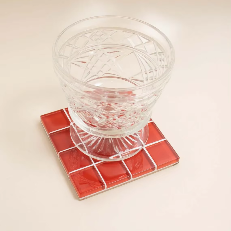 Conjunto de Porta-Copos de Vid - Ceramic Tile Blank avaliação e preço