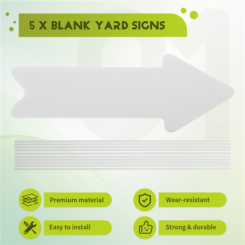 Afourt-sinais de gramado ao ar - Yard Sign Blank avaliação e preço