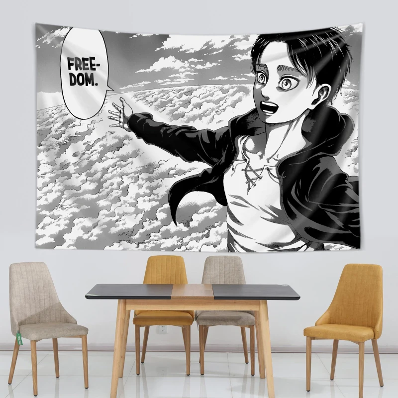 Eren yeager liberdade mangá ca - Canvas Wrap Ready avaliação e preço