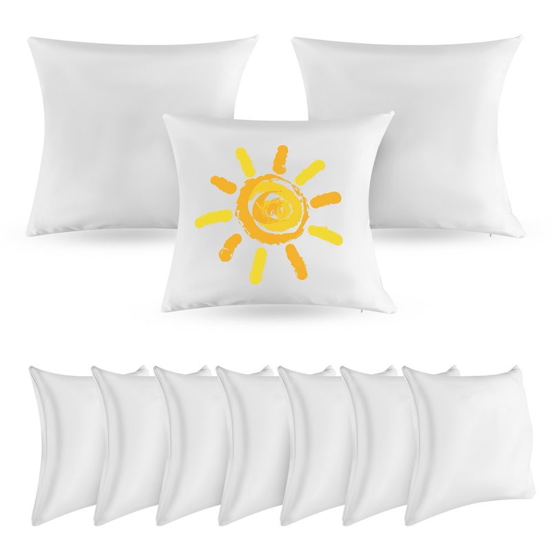 Capa de Almofada Branca Lisa 4 - Pillow Cover Sublimation avaliação e preço