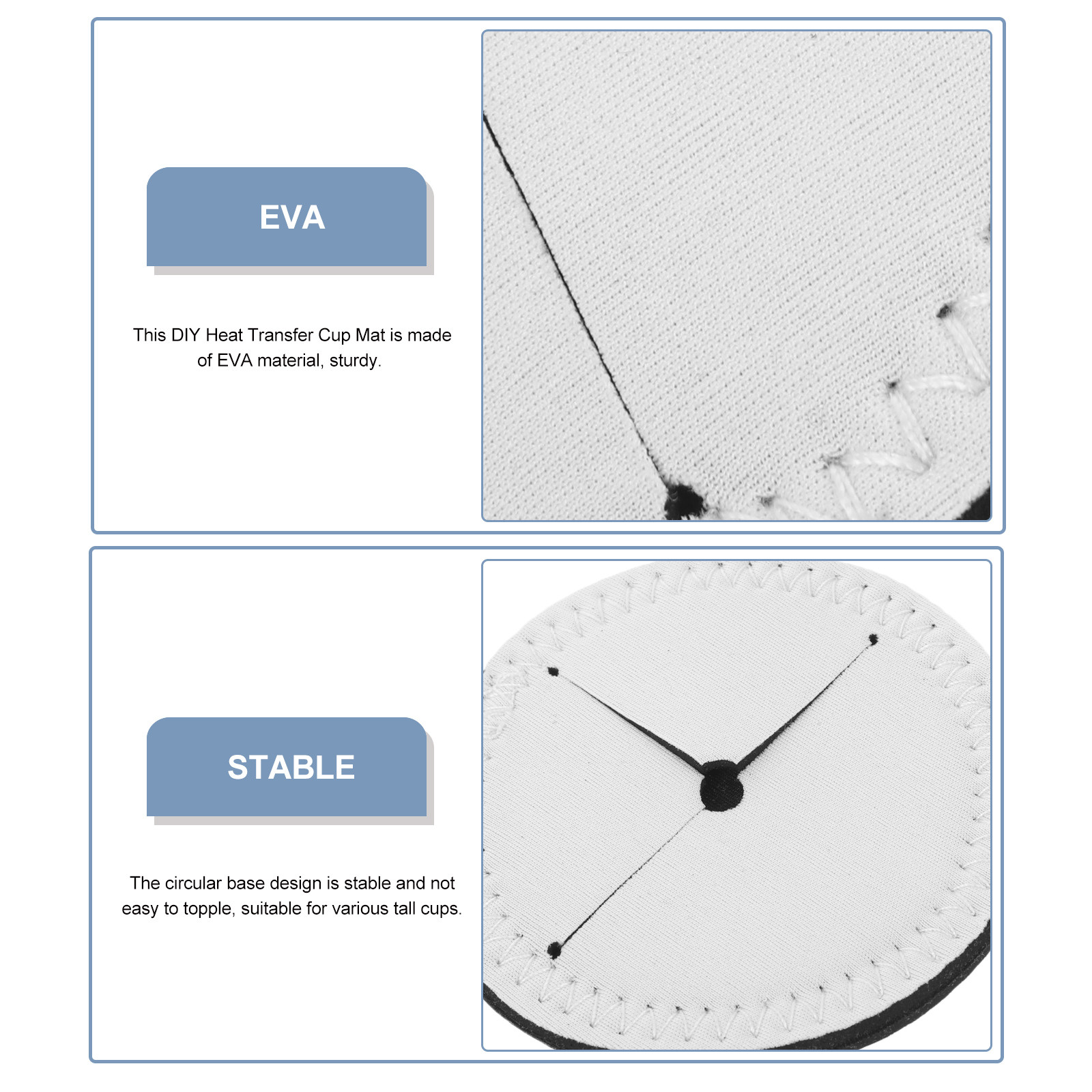 4 Peças de Porta-Copos para Su - Coaster Sublimation Blank avaliação e preço