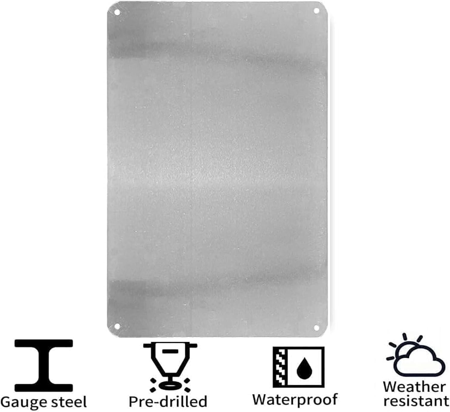 Sinais de metal minhas regras  - Yard Sign Blank avaliação e preço