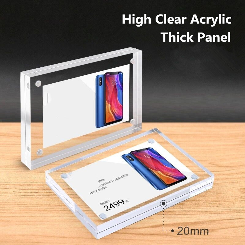 5 Peças Suporte Magnético de A - Photo Acrylic Block avaliação e preço