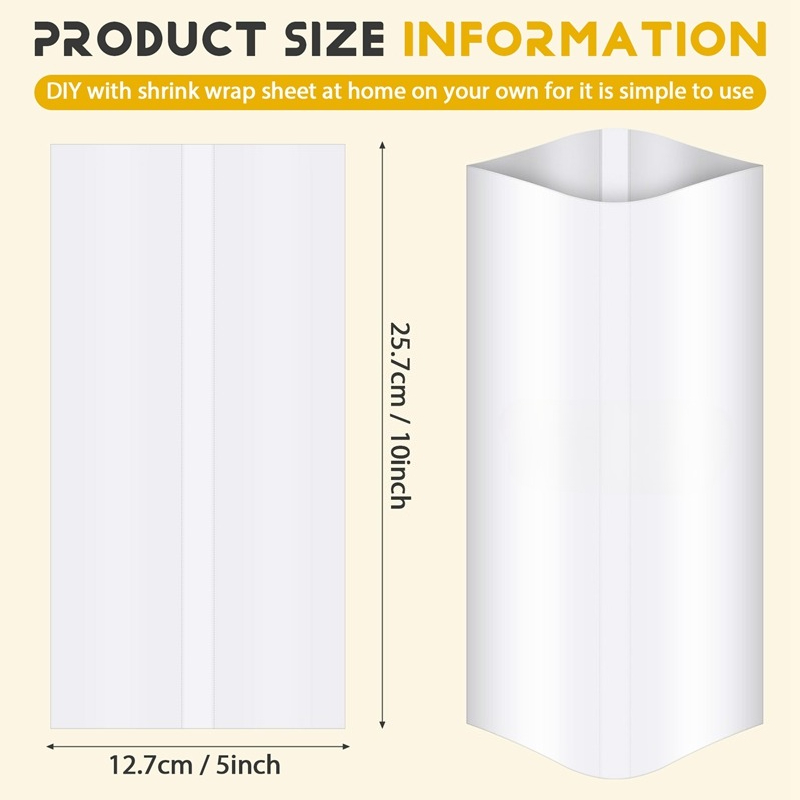 50/100 PCS Mangas de envoltóri - Sublimation Mug White avaliação e preço