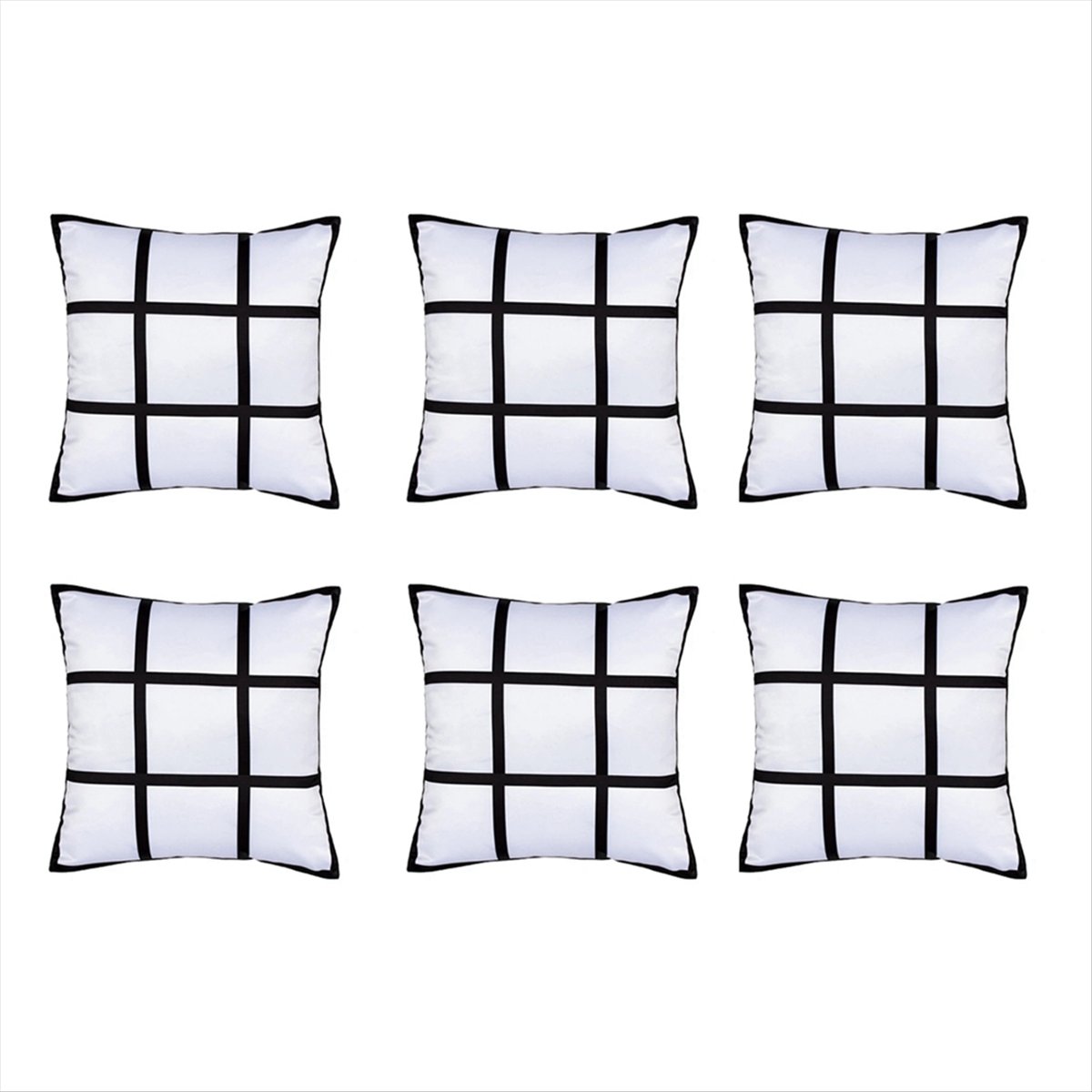 Abnh 6 pçs sublimação painel e - Pillow Cover Sublimation avaliação e preço