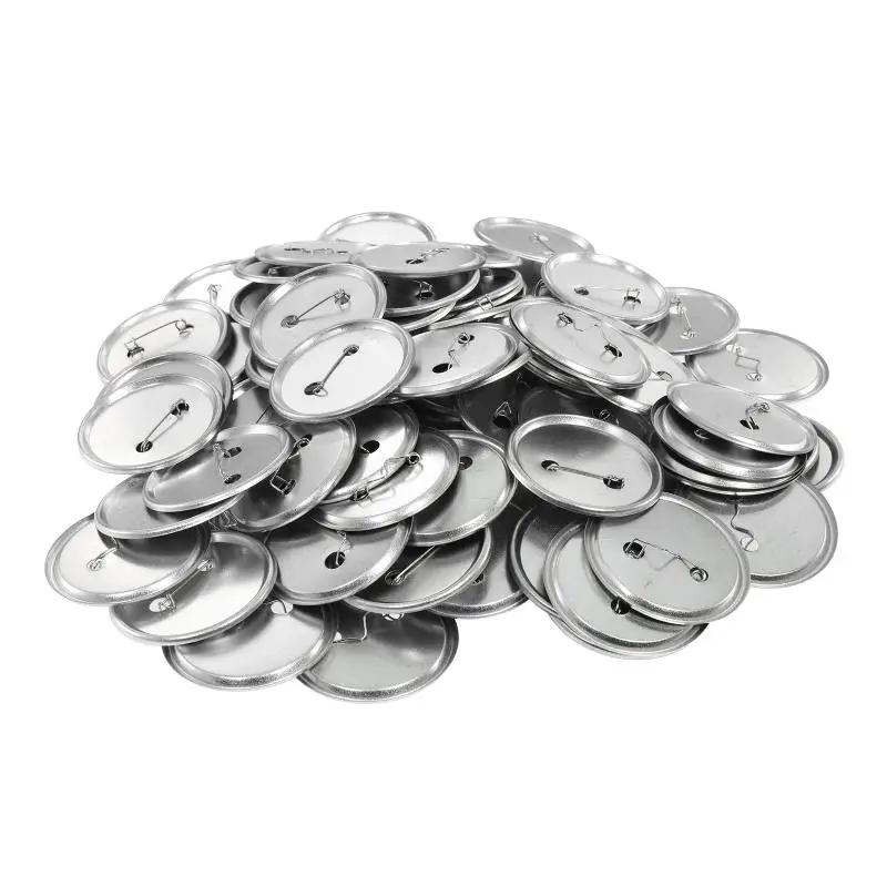 100 Peças de Botões em Branco  - Button Badge Blank avaliação e preço
