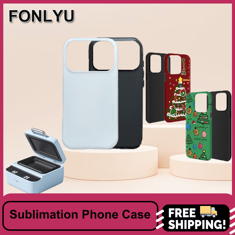 Fonlyu 5 pçs sublimação 3d em  - Phone Case Blank Print avaliação e preço
