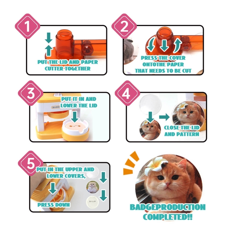 Máquina de fazer botões, máqui - Button Badge Blank avaliação e preço