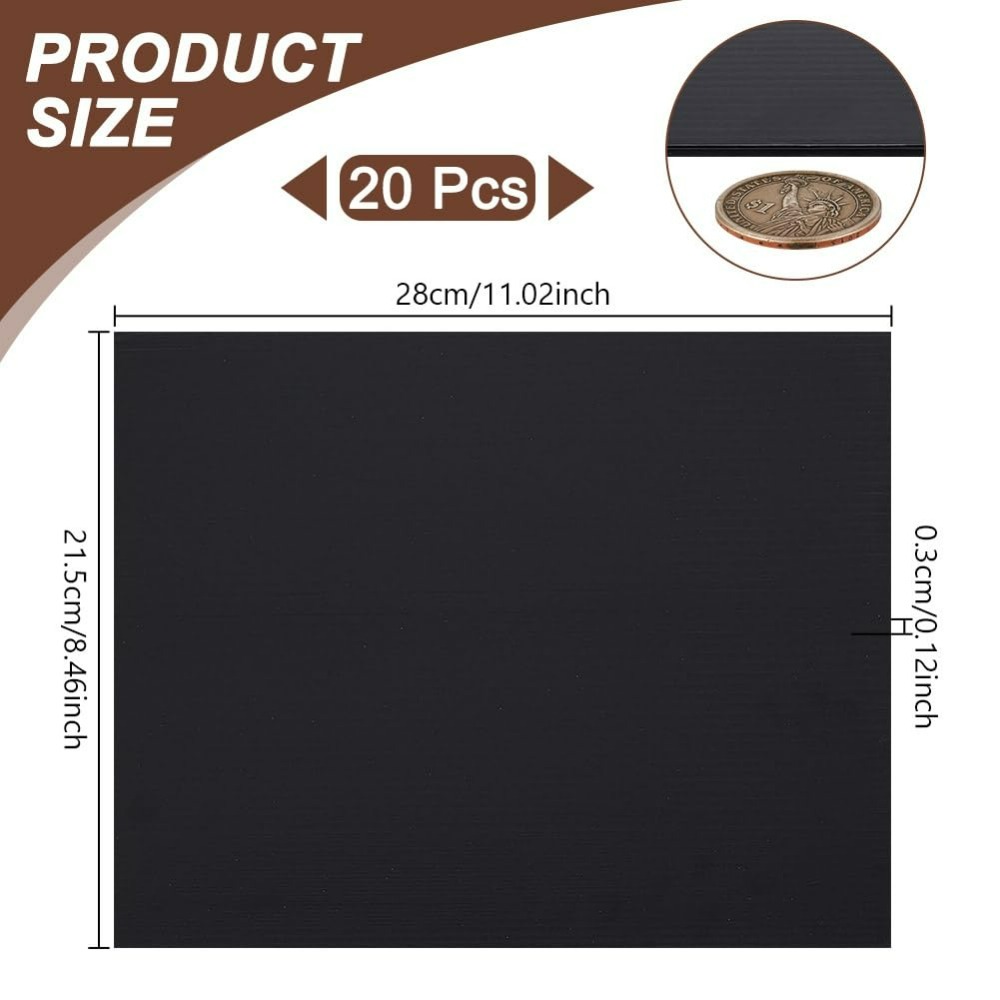 20 folhas de plástico ondulado - Yard Sign Blank avaliação e preço