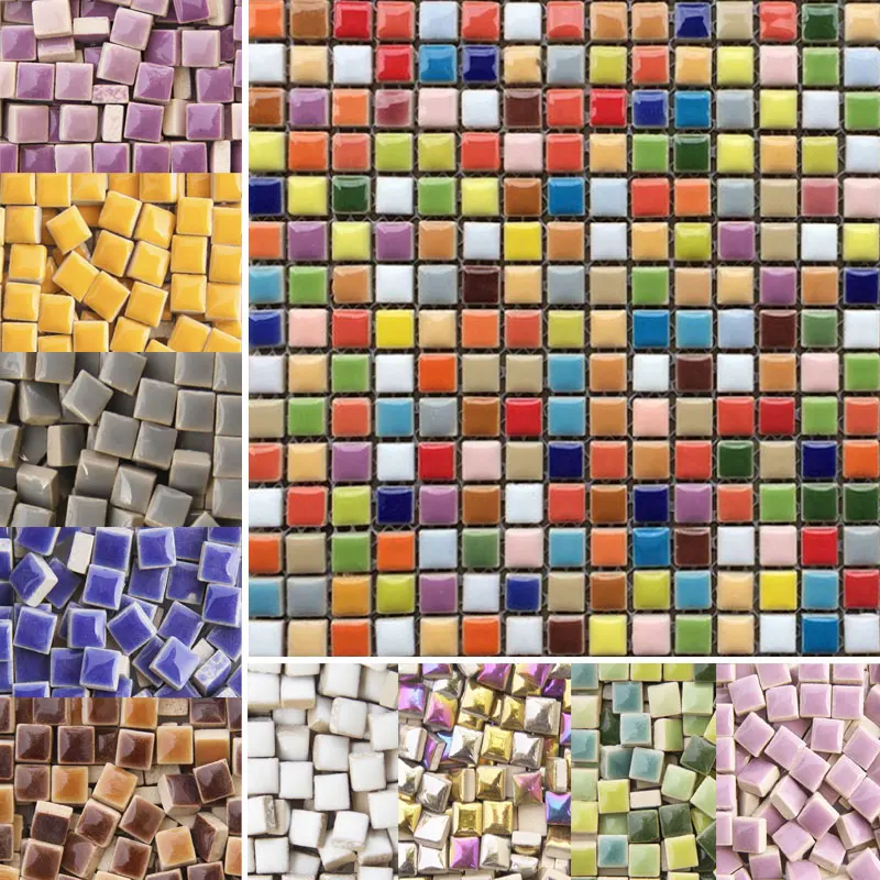 100g diy telhas de mosaico cer - Ceramic Tile Blank avaliação e preço