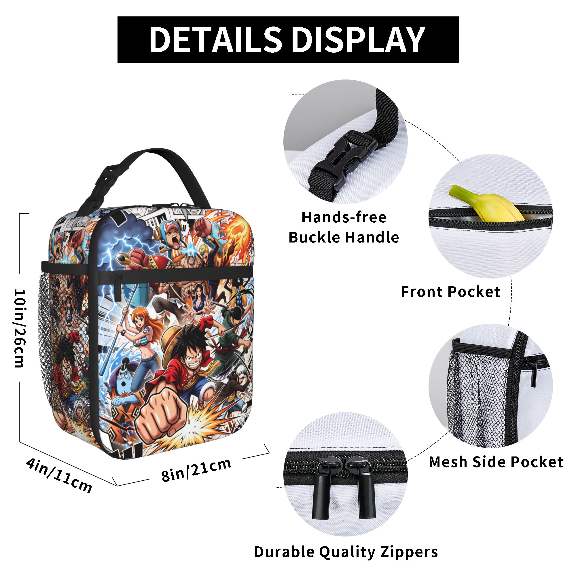 Bolsa Térmica Luffy One Piece  - Tote Bag Sublimation avaliação e preço