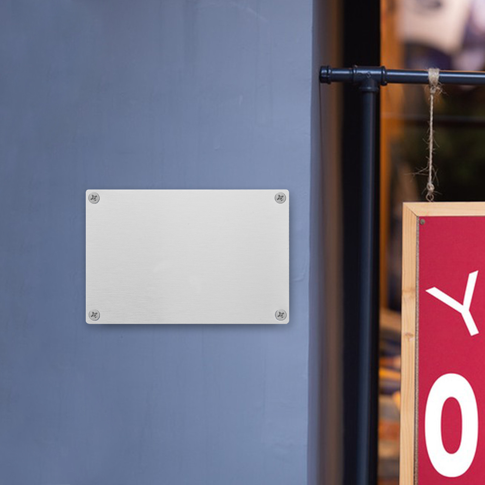 5 Peças Placas de Metal em Aço - Yard Sign Blank avaliação e preço