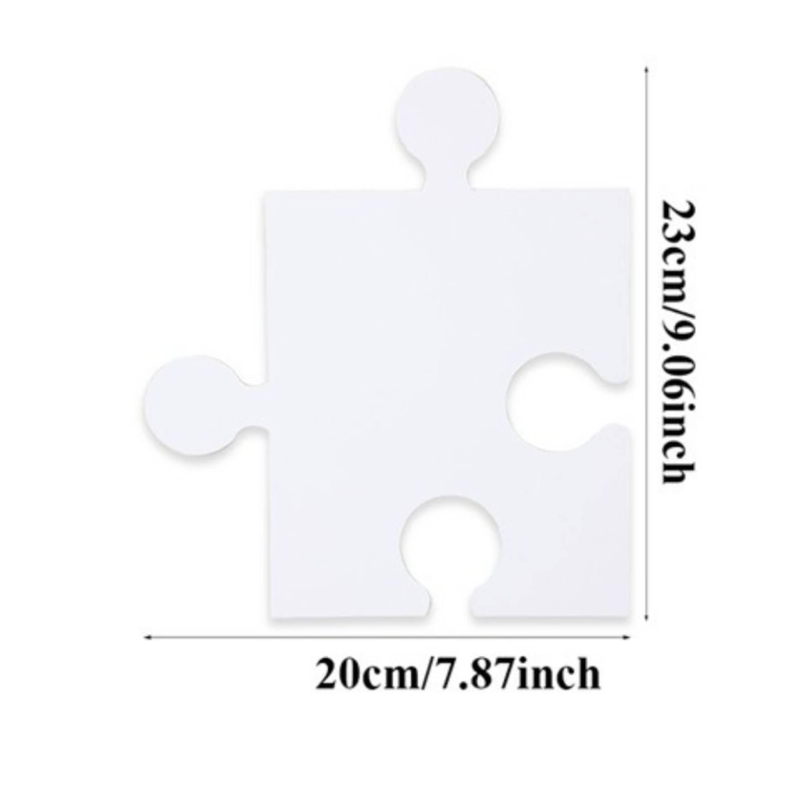 30 Peças de Quebra-Cabeça em B - Puzzle Blank White avaliação e preço