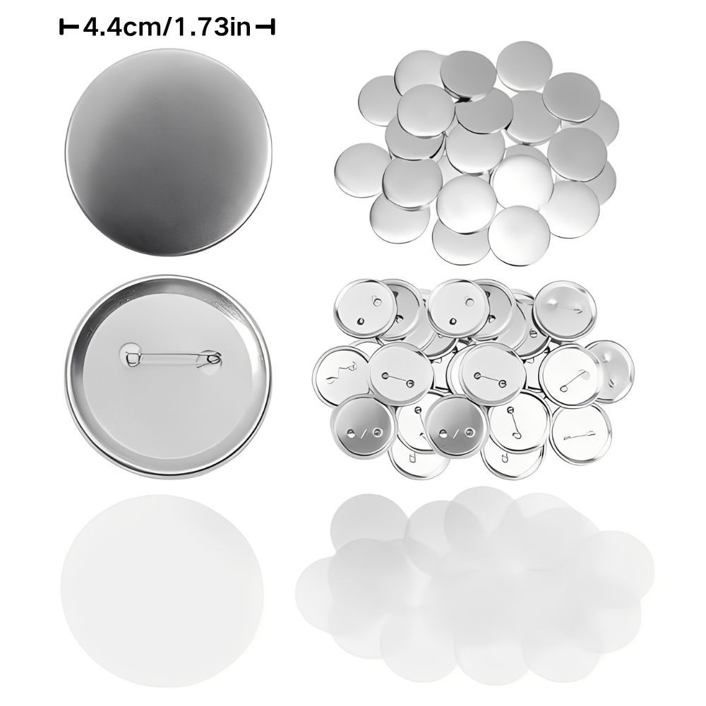 10/20/40 Conjuntos de Kit para - Button Badge Blank avaliação e preço
