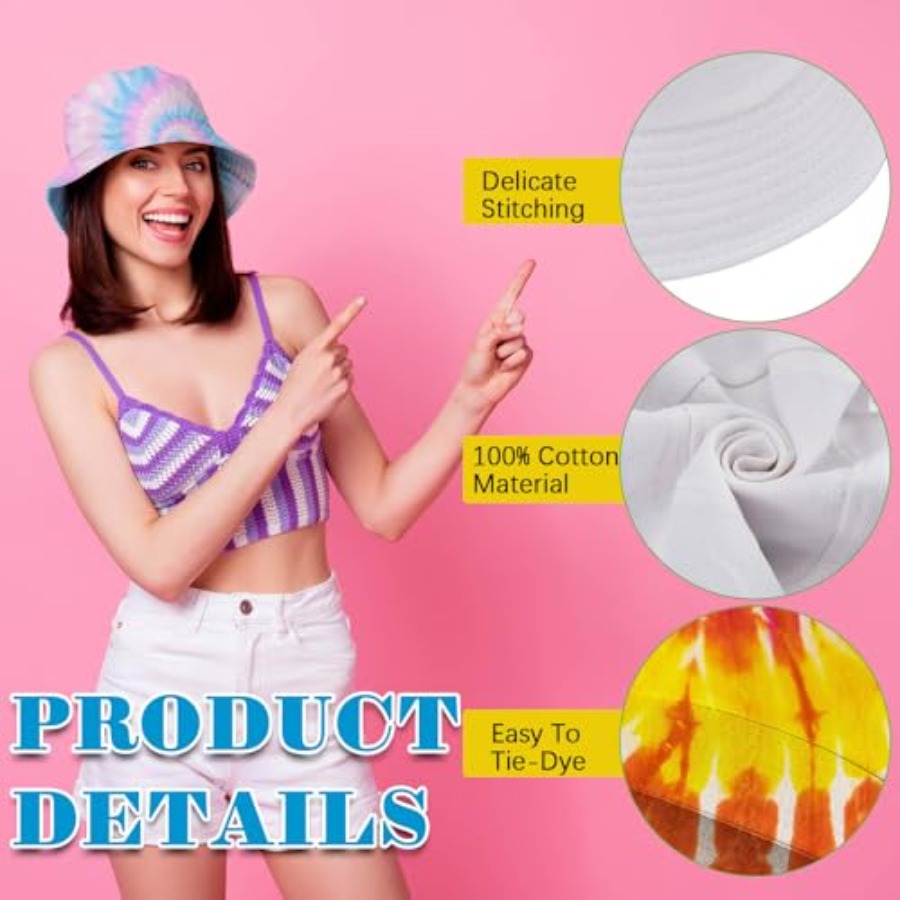 Chapéu bucket de algodão branc - Hat Sublimation Blank avaliação e preço