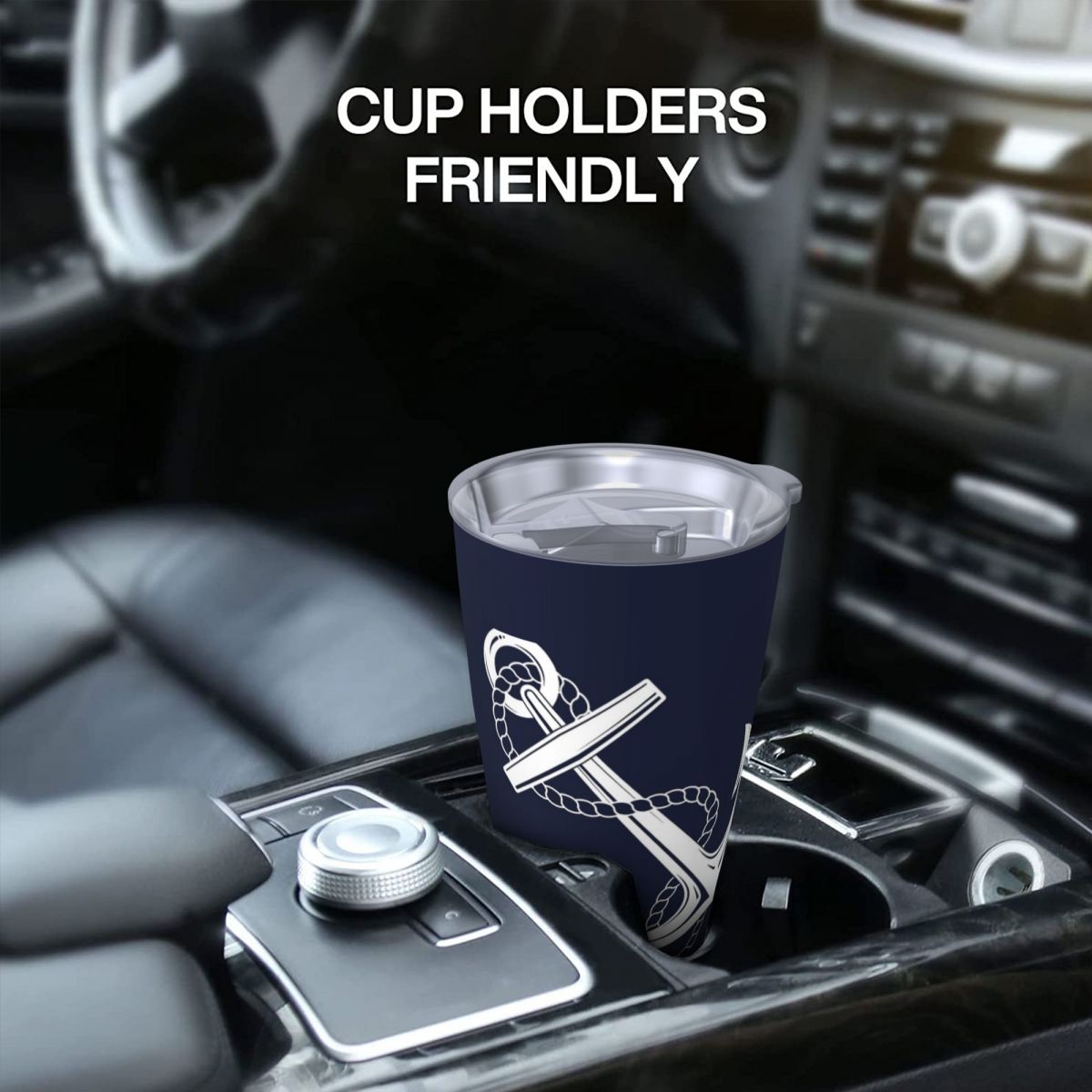 Âncora náutica branca e marinh - Tumbler 20Oz White avaliação e preço